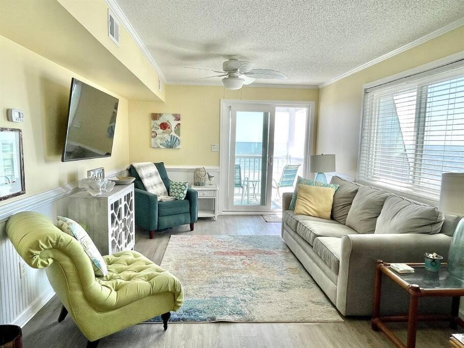 *2Br Oceanfront Retreat*King Ensuite*Pool*Nmb Cherry Grove*Pc4 Myrtle Beach Exteriér fotografie