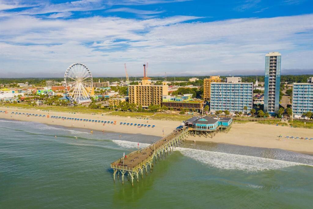 *2Br Oceanfront Retreat*King Ensuite*Pool*Nmb Cherry Grove*Pc4 Myrtle Beach Exteriér fotografie